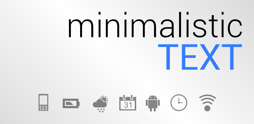 Minimalistic Text Minimalistic Text Banner